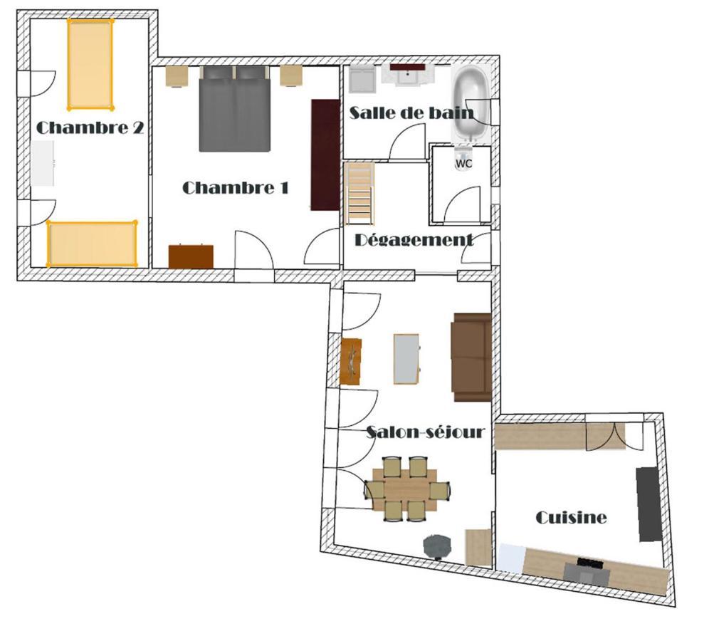 Le Zell Villa Zellenberg Luaran gambar